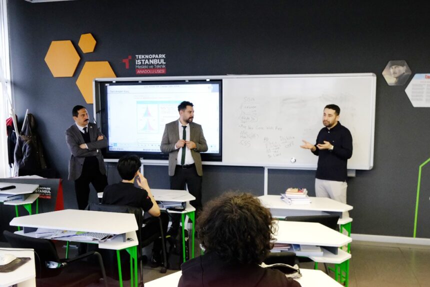 We started the education project at Turkey’s first cyber security high school