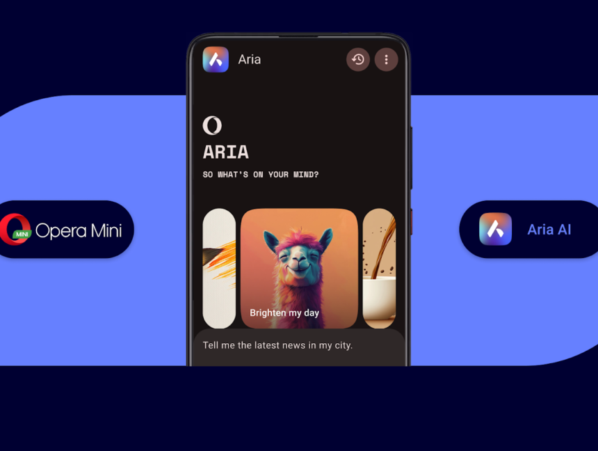 Opera Mini Gets Smarter with Integration of Aria AI Assistant